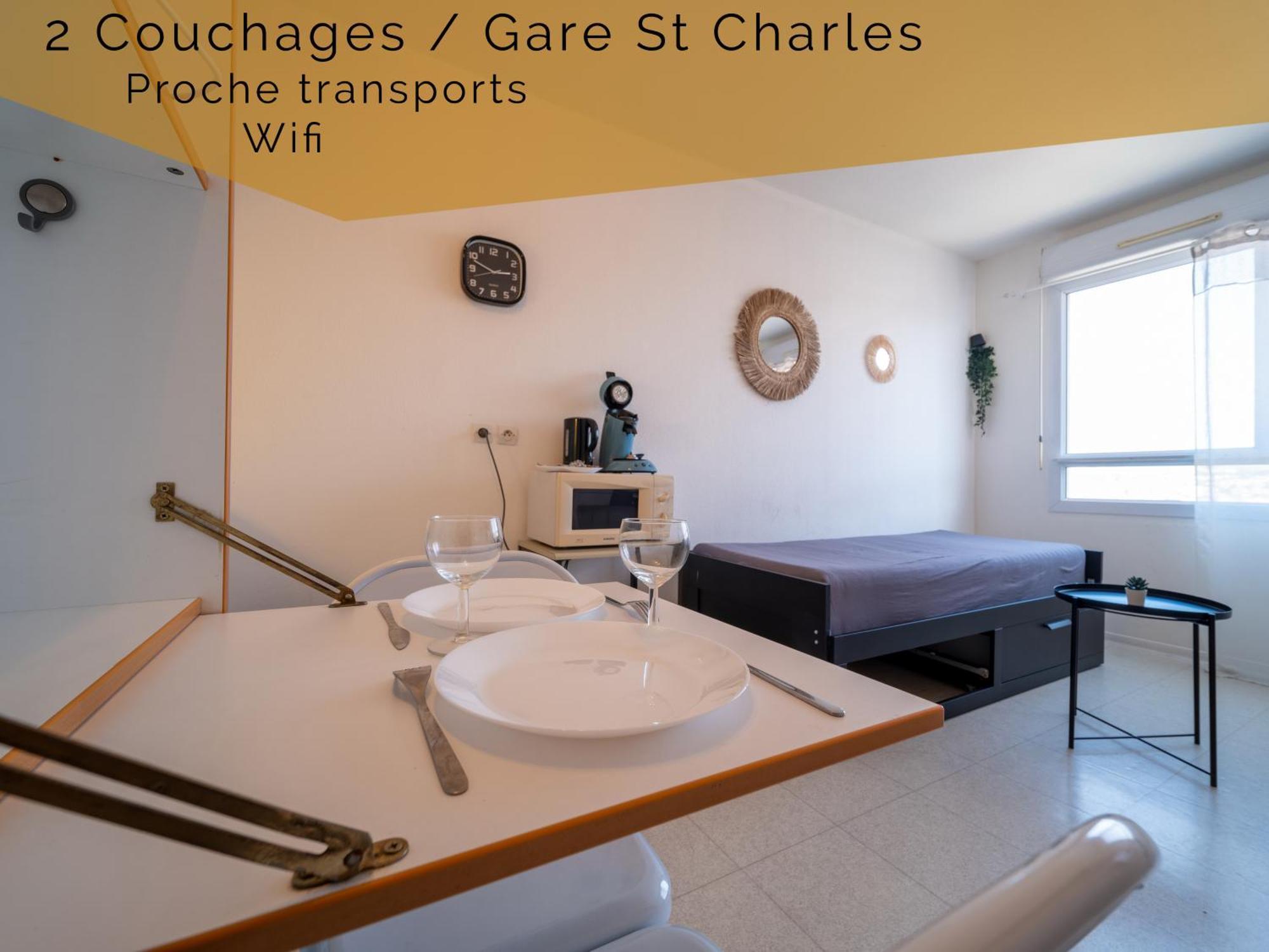 Fully Equipped Apartment St Charles Station Marsilia Exterior foto